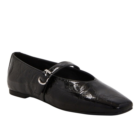 Katy Perry Collections Shoes - Katy Perry The Evie Black Patent Crinkle Mary Janes Size 9